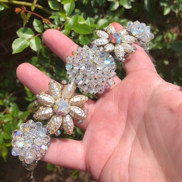 Hand Crafted Jewelry - “Starlight, Star Bright” ✨🌟🌙 Amazing hand crafted bracelet! Upcycled earrings